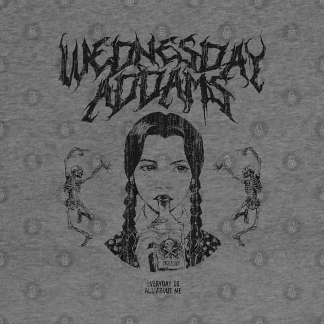 Wednesday Addams Metal by Dayat The Thunder